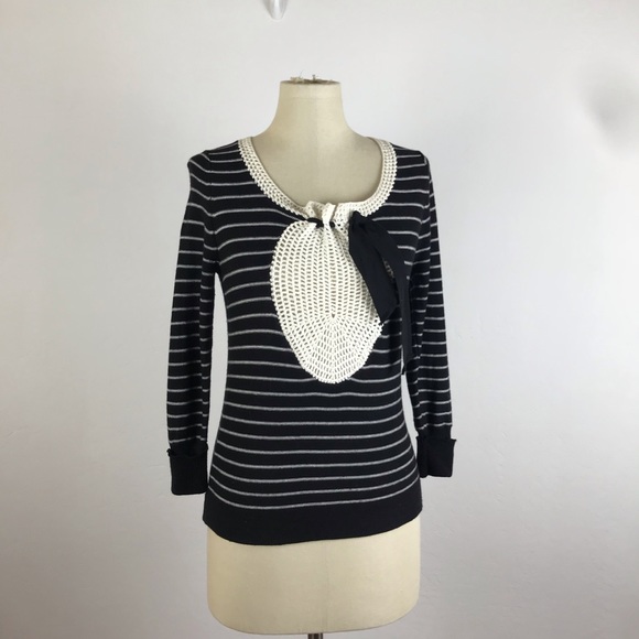 Anthropologie Sweaters - Anthropologie Field Flower Striped Sweater